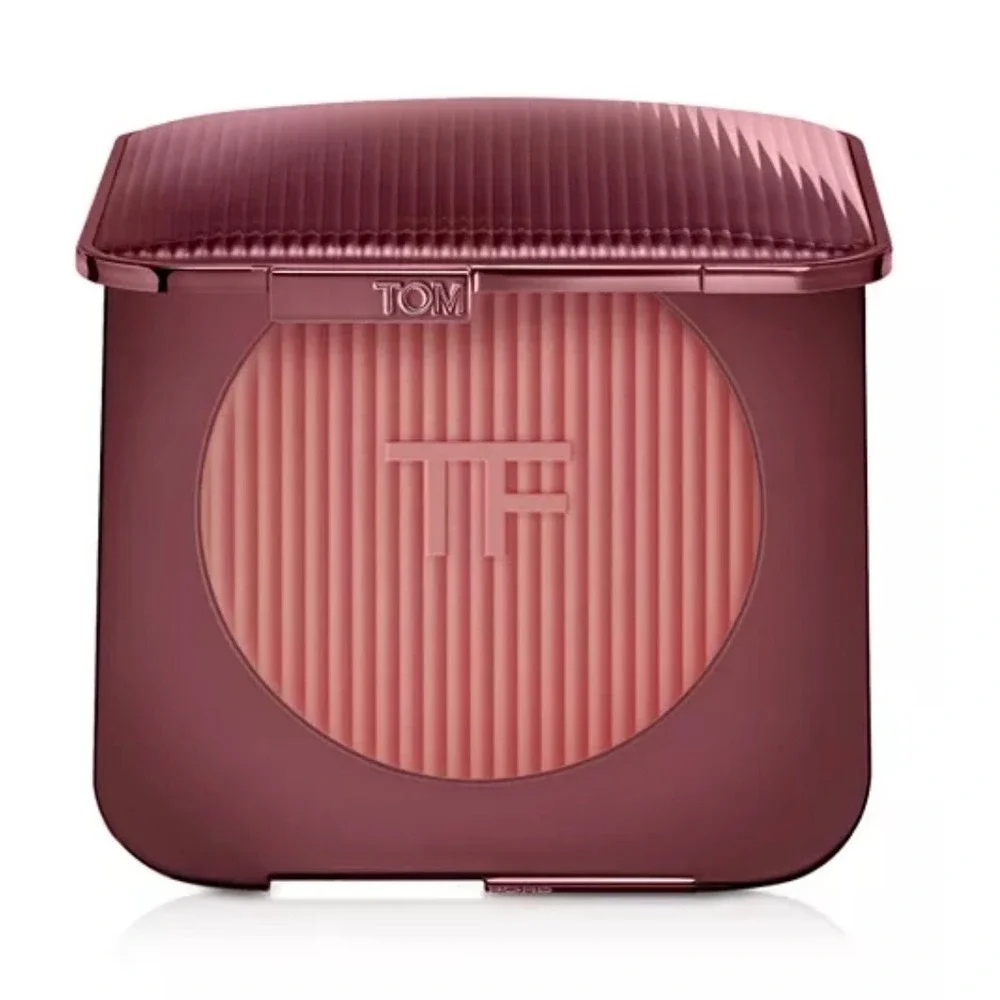 Tom Ford Blush Compact 01 Cafe Blush Luxury Velvet Cream Compact Designer